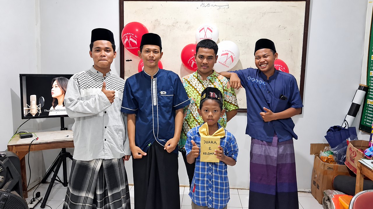 Kebersamaan anak-anak AN-NABA merayakan Hari Kemerdekaan